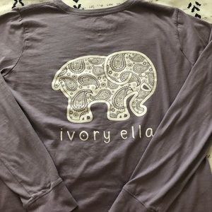 ✰ purple ivory ella long sleeve tee ✰